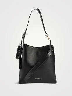 Medium Belted Leather Shoulder Bag