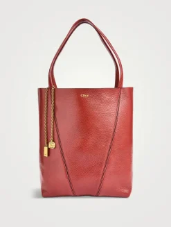 Medium Chloé Spin Leather Tote Bag