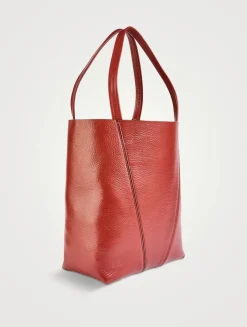 Medium Chloé Spin Leather Tote Bag