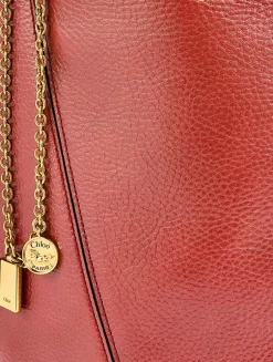 Medium Chloé Spin Leather Tote Bag