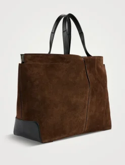 Medium Di Suede Tote Bag