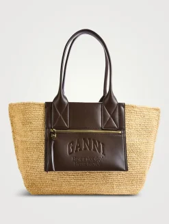 Medium Easy Raffia Tote Bag