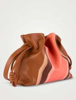 Medium Flamenco Landscape Leather Clutch