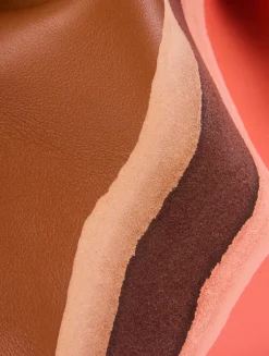 Medium Flamenco Landscape Leather Clutch