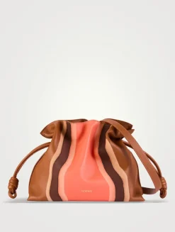 Medium Flamenco Landscape Leather Clutch