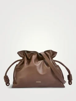 Medium Flamenco Leather Clutch