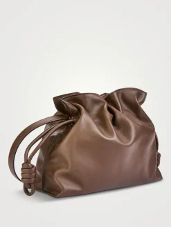 Medium Flamenco Leather Clutch