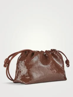 Medium Flamenco Sequin Purse With Donut Chain