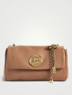 Medium Heritage Leather Shoulder Bag