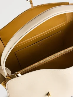 Medium Hug Soft Leather Satchel