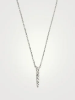 Medium Identity 18K White Gold Pendant Necklace