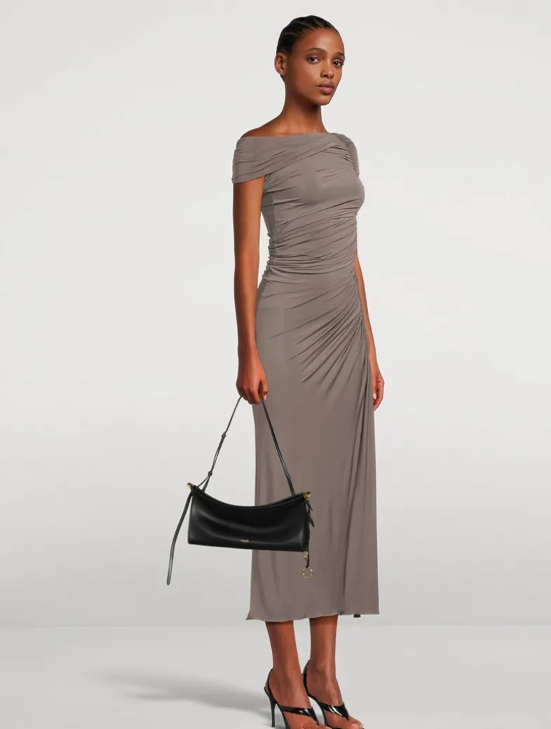 Medium Le Click Leather Shoulder Bag