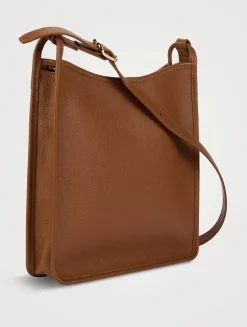 Medium Le Foulonné Leather Crossbody Bag