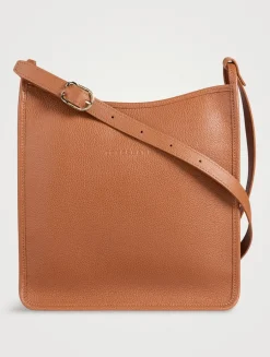 Medium Le Foulonné Leather Crossbody Bag