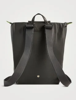 Medium Le Pliage Green Backpack