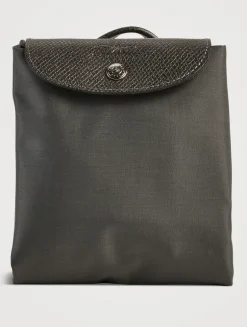 Medium Le Pliage Green Backpack