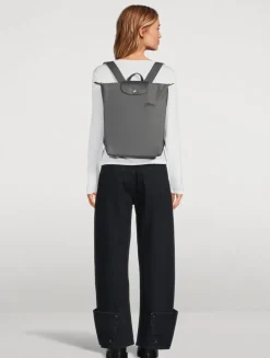 Medium Le Pliage Green Backpack