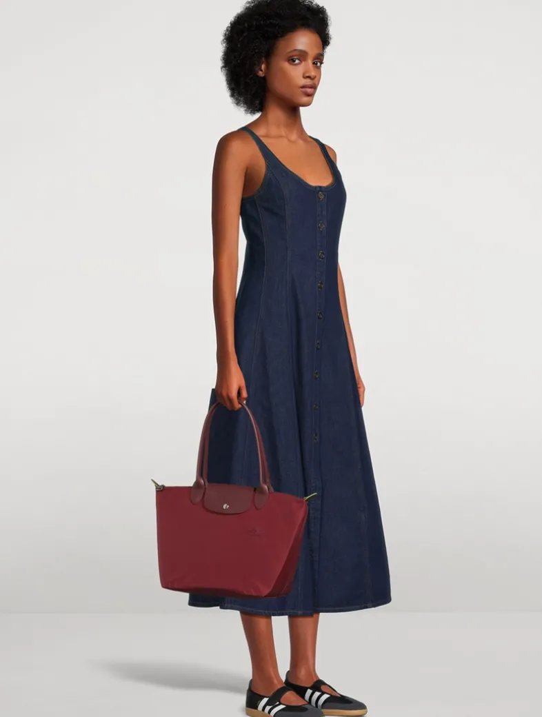 Medium Le Pliage Green Shoulder Bag