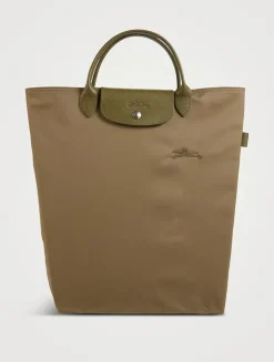 Medium Le Pliage Green Tote Bag