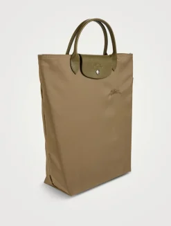 Medium Le Pliage Green Tote Bag