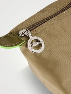 Medium Le Pliage Green Top Handle Bag