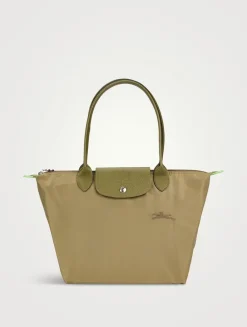 Medium Le Pliage Green Tote Bag