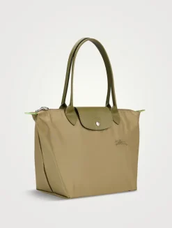 Medium Le Pliage Green Tote Bag