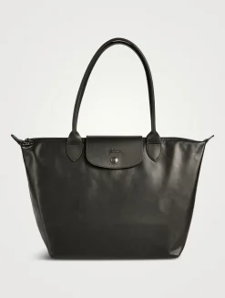 Medium Le Pliage Xtra Leather Tote Bag