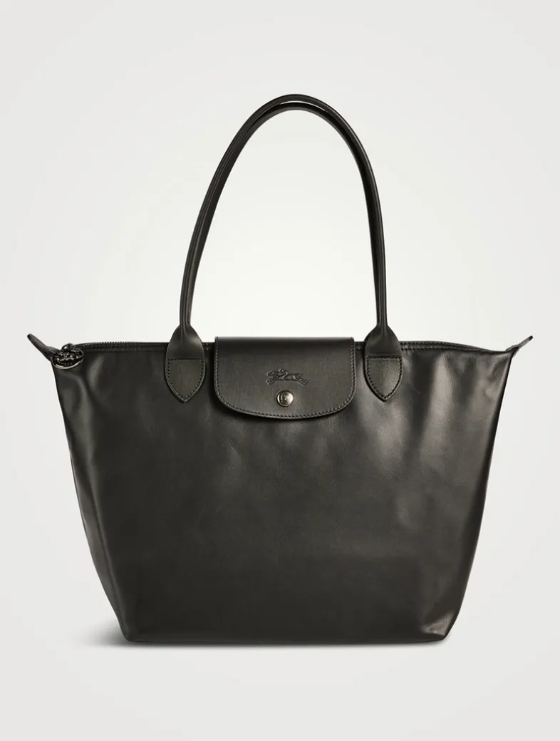 Medium Le Pliage Xtra Leather Tote Bag