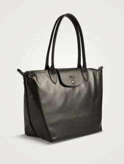 Medium Le Pliage Xtra Leather Tote Bag