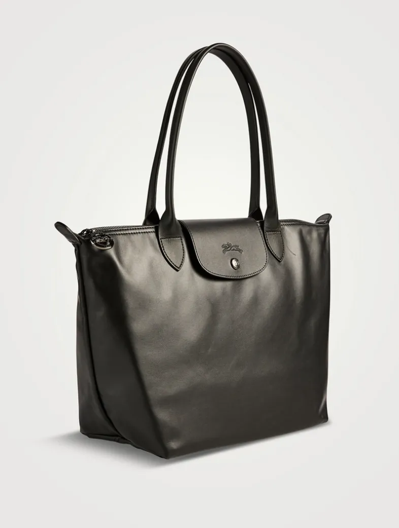 Medium Le Pliage Xtra Leather Tote Bag