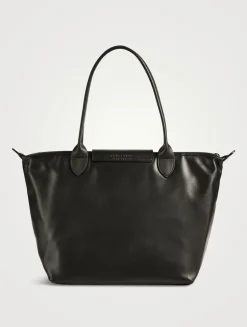 Medium Le Pliage Xtra Leather Tote Bag