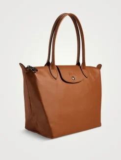 Medium Le Pliage Xtra Leather Tote Bag