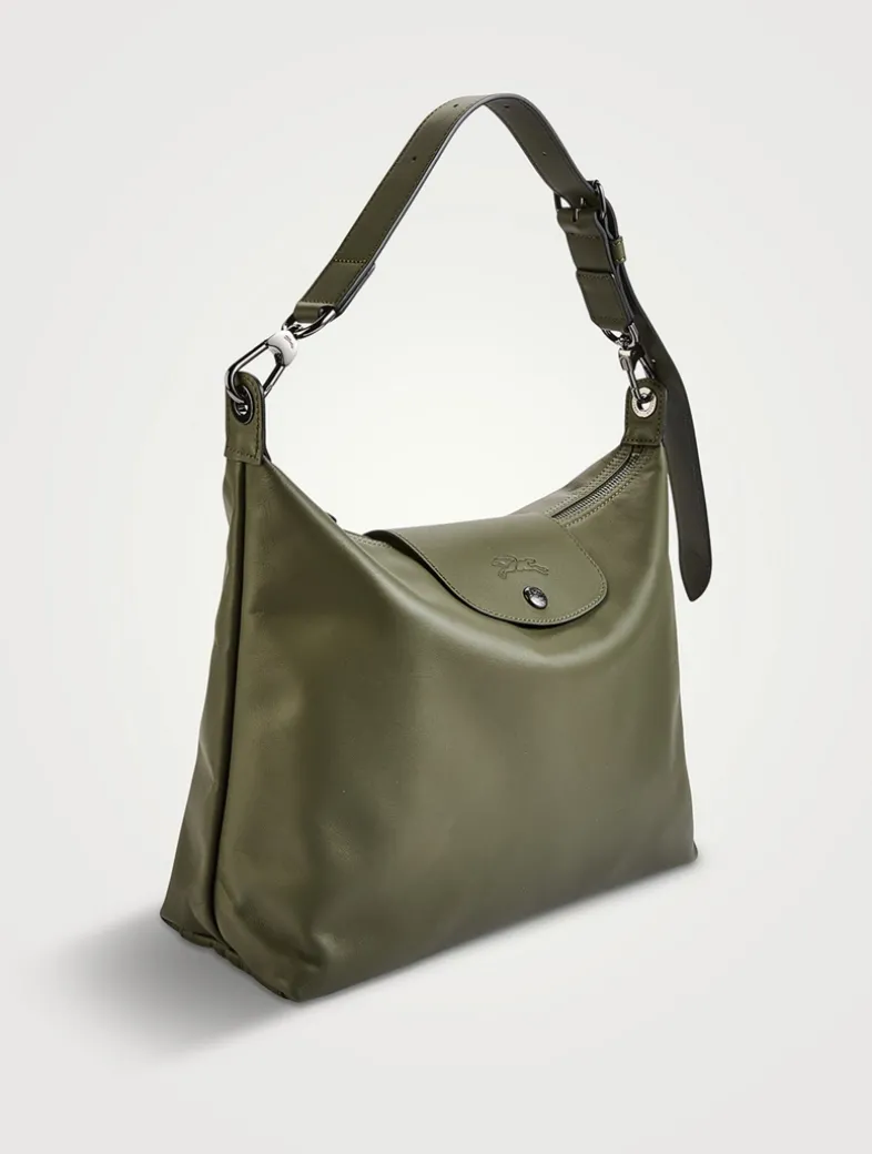 Medium Le Pliage Xtra Leather Shoulder Bag