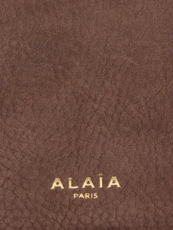 Medium Le Teckel Suede Shoulder Bag