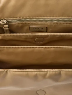 Medium Padded Re-nylon Shoulder Bag