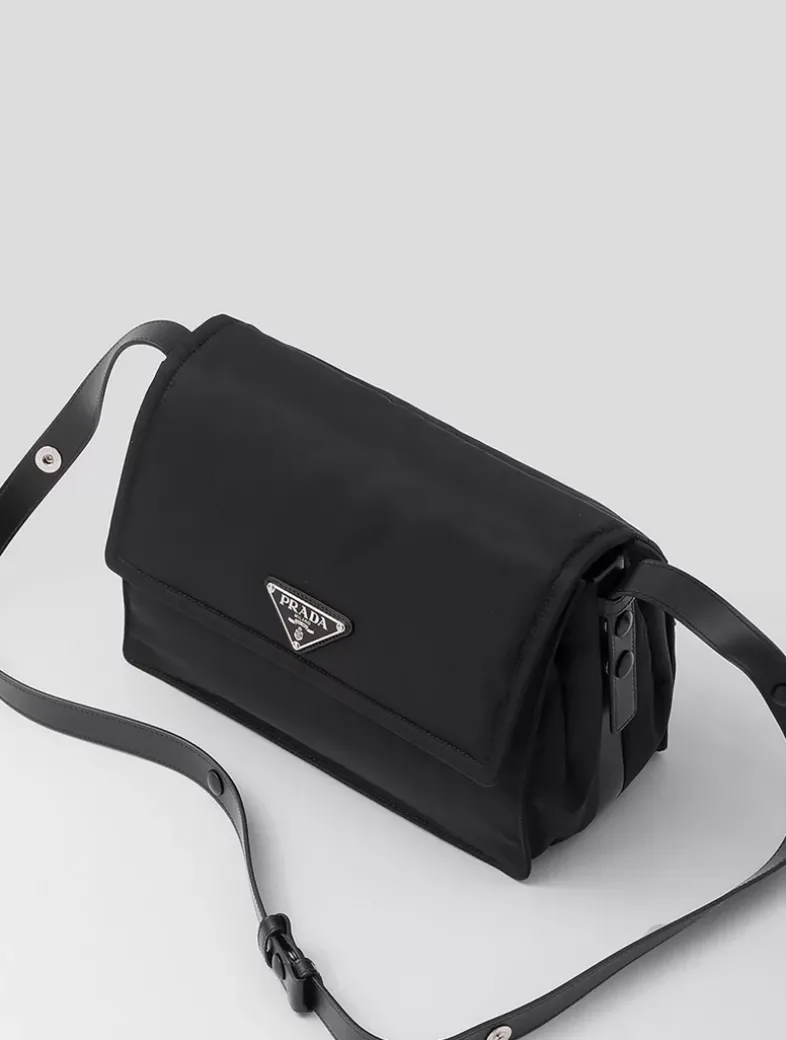 Medium Padded Re-nylon Shoulder Bag