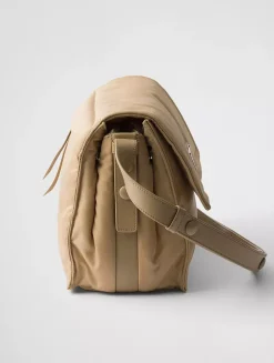 Medium Padded Re-nylon Shoulder Bag
