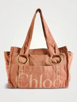 Medium Plage Canvas Tote Bag
