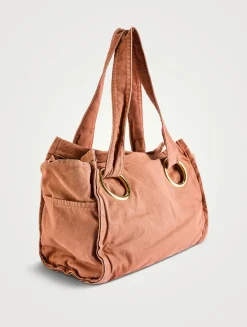 Medium Plage Canvas Tote Bag