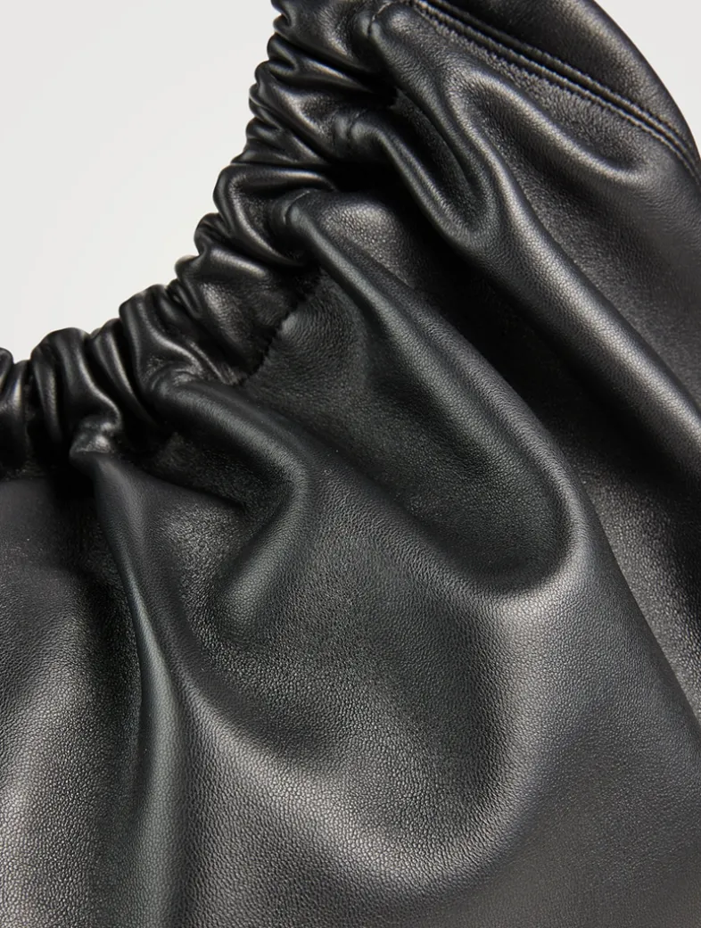 Medium Squeeze Leather Shoulder Bag