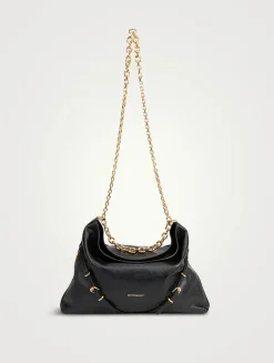 Medium Voyou Chain Leather Shoulder Bag