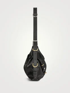 Medium Voyou Leather Shoulder Bag