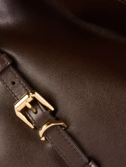 Medium Voyou Leather Shoulder Bag