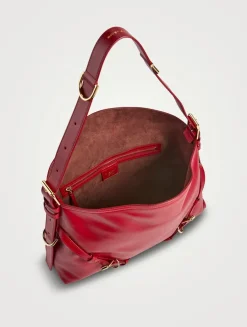 Medium Voyou Leather Shoulder Bag