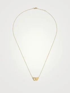 Menottes Dinh Vanh R8 18K Gold Necklace With Diamonds