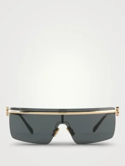 Metal Shield Sunglasses