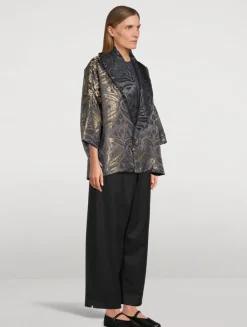 Metallic Jacquard Jacket