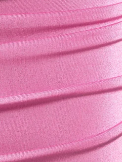 Metallic Jersey Mini Skirt