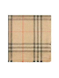 Metallic Wool Silk Scarf